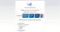 Desktop Screenshot of pharmamarketingplan.com